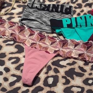 Pink thongs